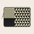 Dynamic Duo Shapes  Laptop Sleeve Gallery Image 1