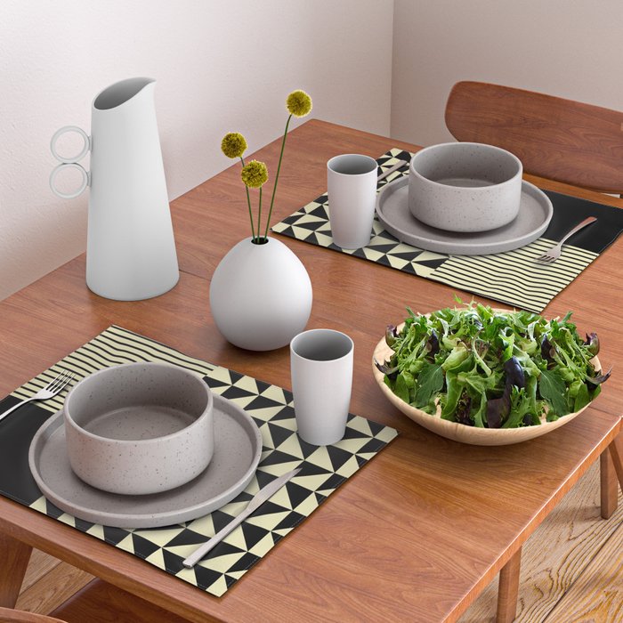 Dynamic Duo Shapes  Placemat Gallery Image 2