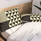 Dynamic Duo Shapes  Pillow Sham Gallery Image 2