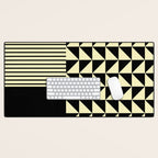 Dynamic Duo Shapes  Desk Mat Gallery Image 1