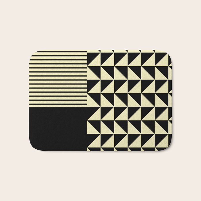 Dynamic Duo Shapes  Bath Mat Gallery Image 1