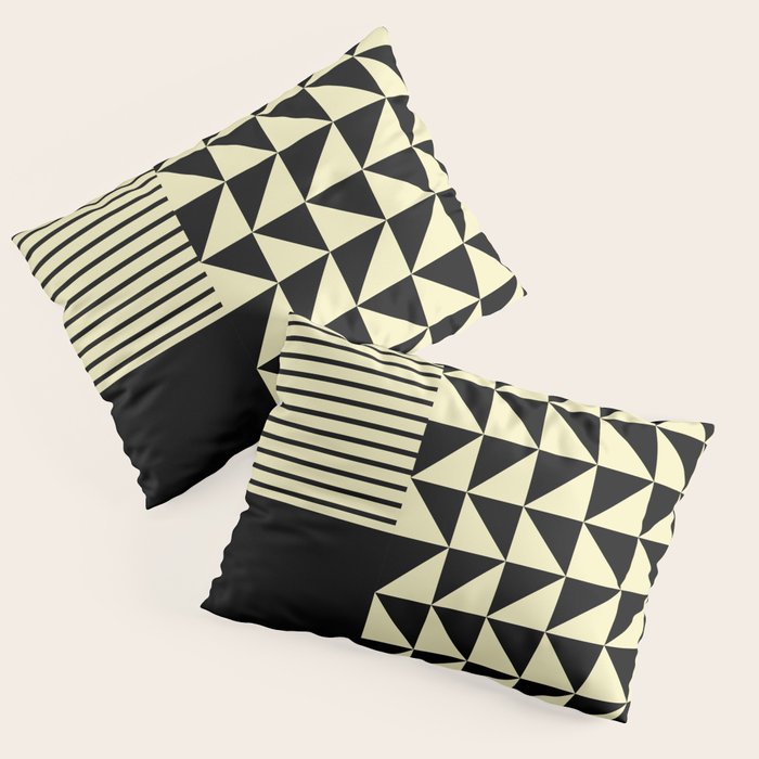 Dynamic Duo Shapes  Pillow Sham Gallery Image 3