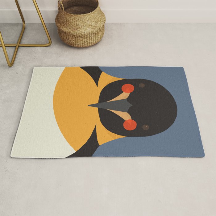 Emperor Penguin, Animal Portrait Rug Gallery Image 1