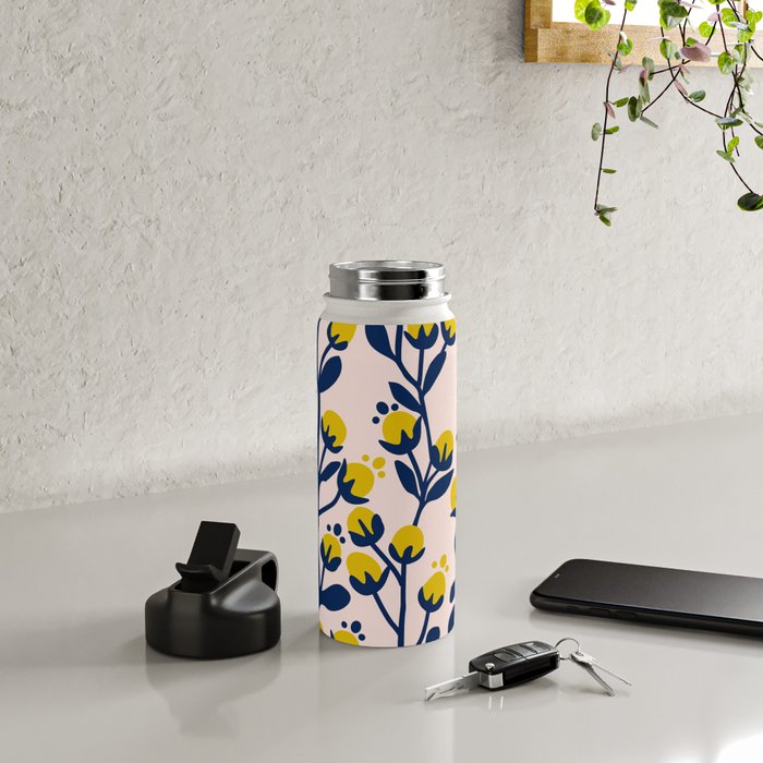 Garden Dreamer: flower buds Water Bottle Gallery Image 4