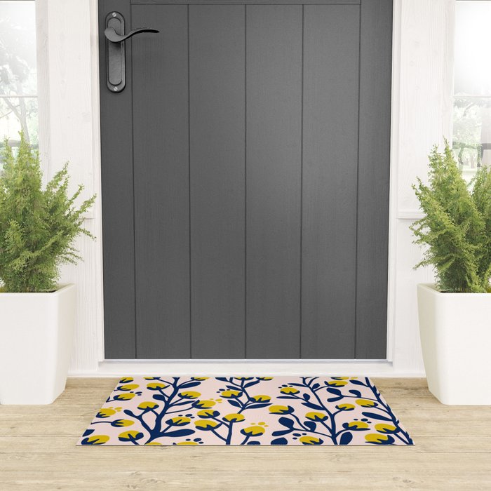 Garden Dreamer: flower buds Welcome Mat Gallery Image 3