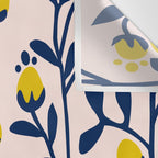 Garden Dreamer: flower buds Wall Tapestry Gallery Image 3