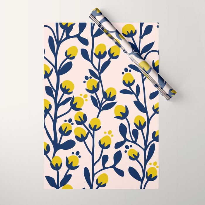 Garden Dreamer: flower buds Wrapping Paper Gallery Image 1