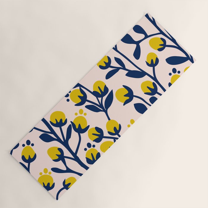 Garden Dreamer: flower buds Yoga Mat Gallery Image 1