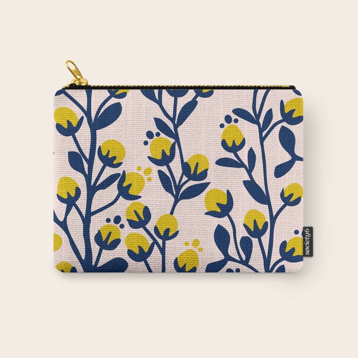 Garden Dreamer: flower buds Carry All Pouch Gallery Image 1