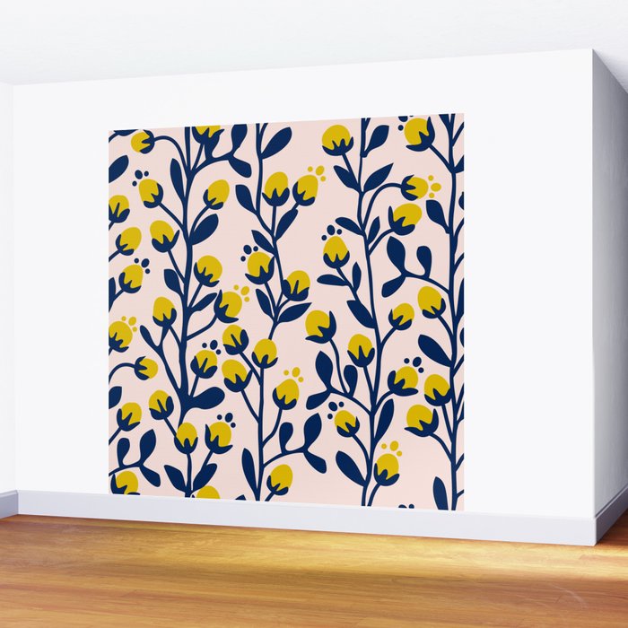 Garden Dreamer: flower buds Wall Mural Gallery Image 2