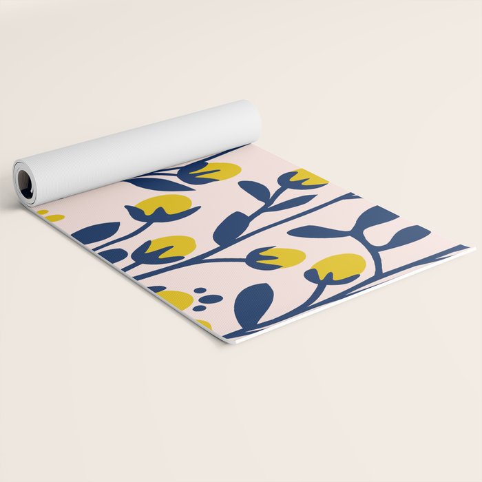 Garden Dreamer: flower buds Yoga Mat Gallery Image 2
