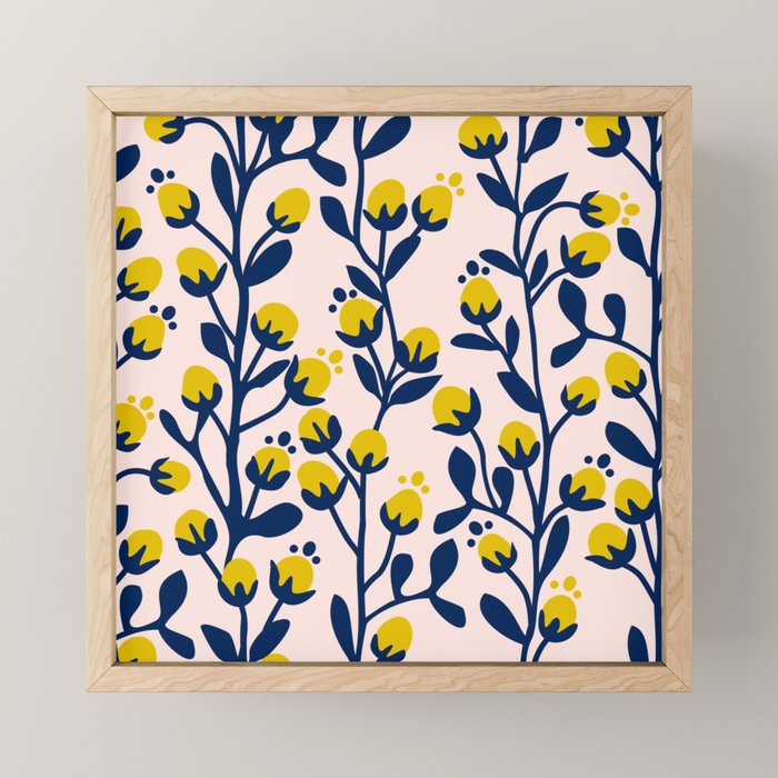 Garden Dreamer: flower buds Mini Art Print Gallery Image 1
