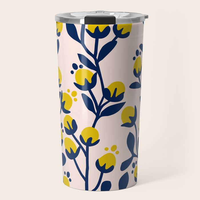 Garden Dreamer: flower buds Travel Mug Gallery Image 1