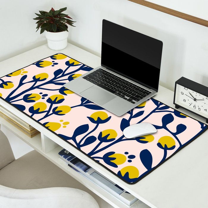 Garden Dreamer: flower buds Desk Mat Gallery Image 2