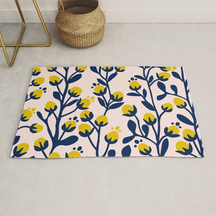 Garden Dreamer: flower buds Rug Gallery Image 1