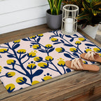 Garden Dreamer: flower buds Outdoor Rug Gallery Image 2