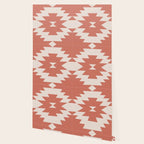 Southwestern Minimalism - Bright Coral Red Wallpaper Gallery Image 2