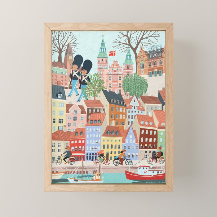 Copenhagen Mini Art Print Gallery Image 1