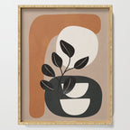 Modern Abstract Minimal Shapes Branches Art 9 Serving Tray Gallery Image 1