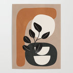 Modern Abstract Minimal Shapes Branches Art 9 Poster Gallery Image 4