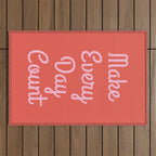 Make Every Day Count Outdoor Rug Gallery Image 1