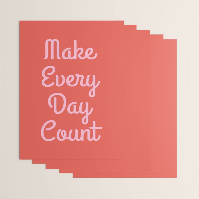 Make Every Day Count Wrapping Paper Gallery Image 3