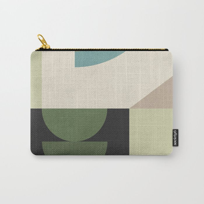 Abstract Geometric Shapes 25 Carry All Pouch Gallery Image 1