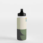 Abstract Geometric Shapes 25 Water Bottle Gallery Image 3