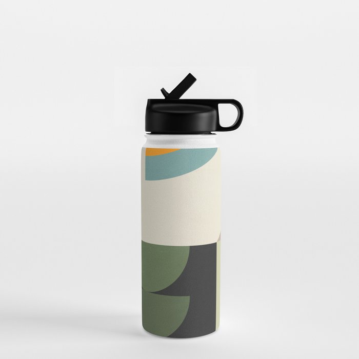 Abstract Geometric Shapes 25 Water Bottle Gallery Image 1