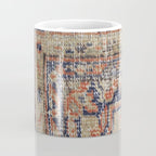Vintage Woven Navy Blue and Tan Kilim  Coffee Mug Gallery Image 4