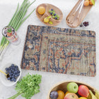 Vintage Woven Navy Blue and Tan Kilim  Cutting Board Gallery Image 2