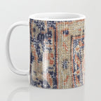 Vintage Woven Navy Blue and Tan Kilim  Coffee Mug Gallery Image 3