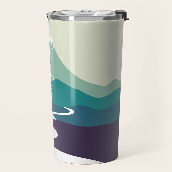 Cat Landscape 80 Travel Mug Gallery Image 2