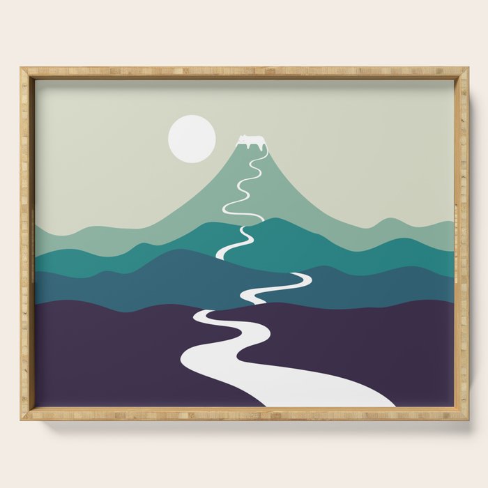 Cat Landscape 80 Serving Tray Gallery Image 1
