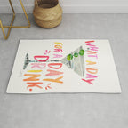 Day Drink â Melon Rug Gallery Image 1