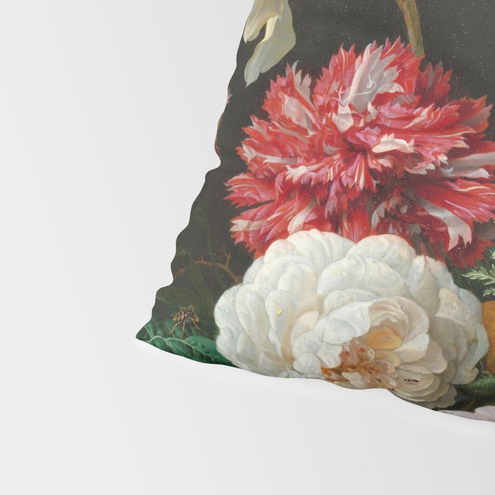 Jan Davidsz. de Heem "Still Life with Flowers in a Glass Vase" Pillow Sham Gallery Image 4