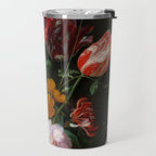 Jan Davidsz. de Heem "Still Life with Flowers in a Glass Vase" Travel Mug Gallery Image 2
