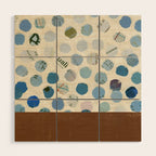 Half Brown Wood Wall Art Gallery Image 1