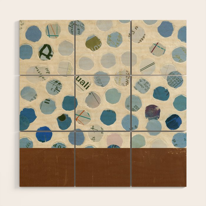 Half Brown Wood Wall Art Gallery Image 1