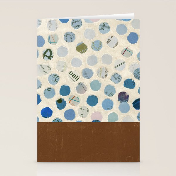 Half Brown Stationery Card Gallery Image 1