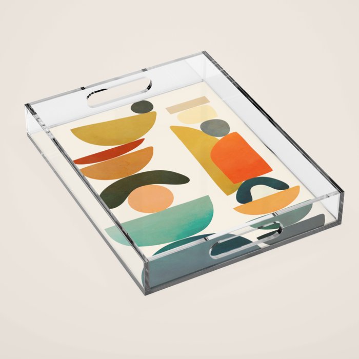 Modern Abstract Art 72 Acrylic Tray Gallery Image 1