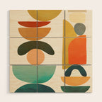 Modern Abstract Art 72 Wood Wall Art Gallery Image 1