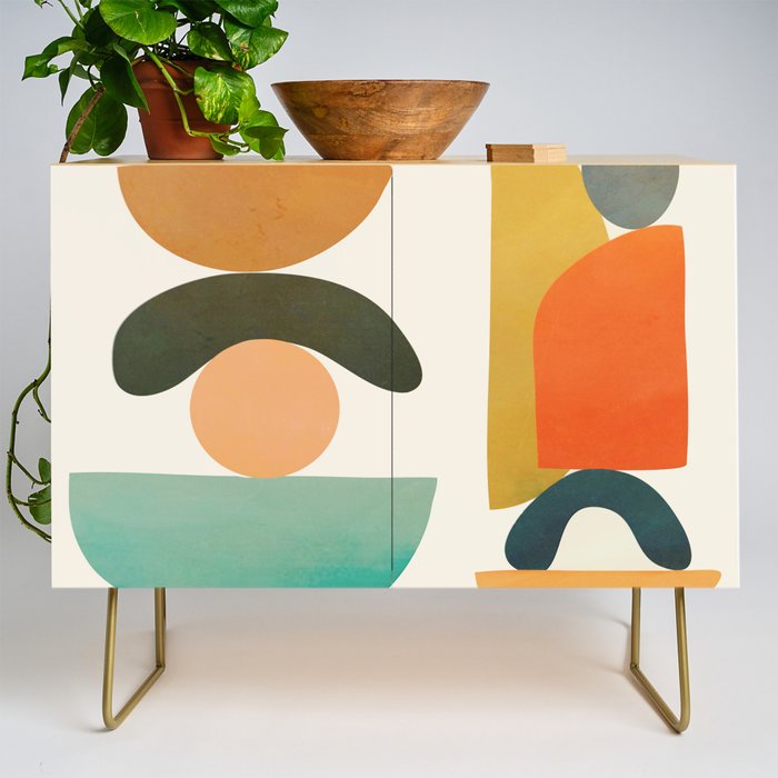 Modern Abstract Art 72 Credenza Gallery Image 1
