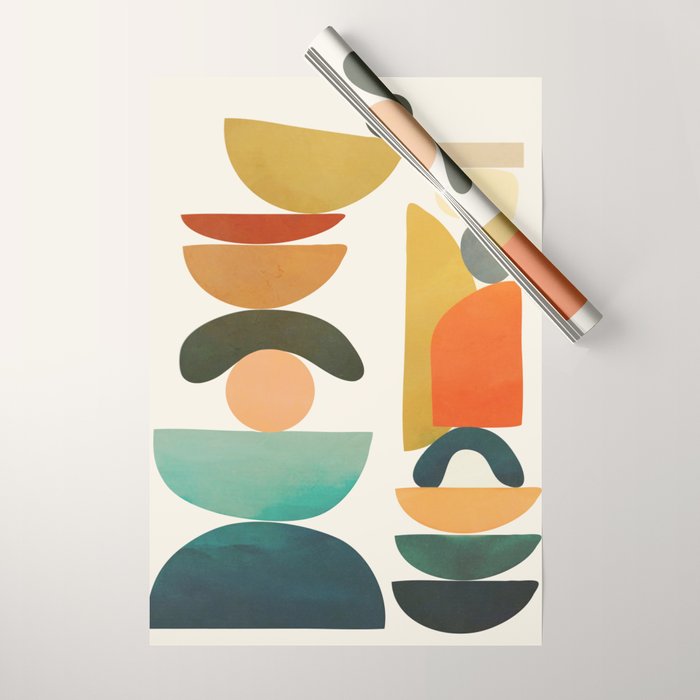 Modern Abstract Art 72 Wrapping Paper Gallery Image 1