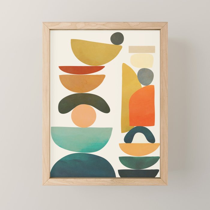 Modern Abstract Art 72 Mini Art Print Gallery Image 1