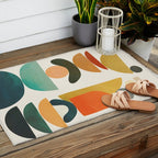 Modern Abstract Art 72 Outdoor Rug Gallery Image 2