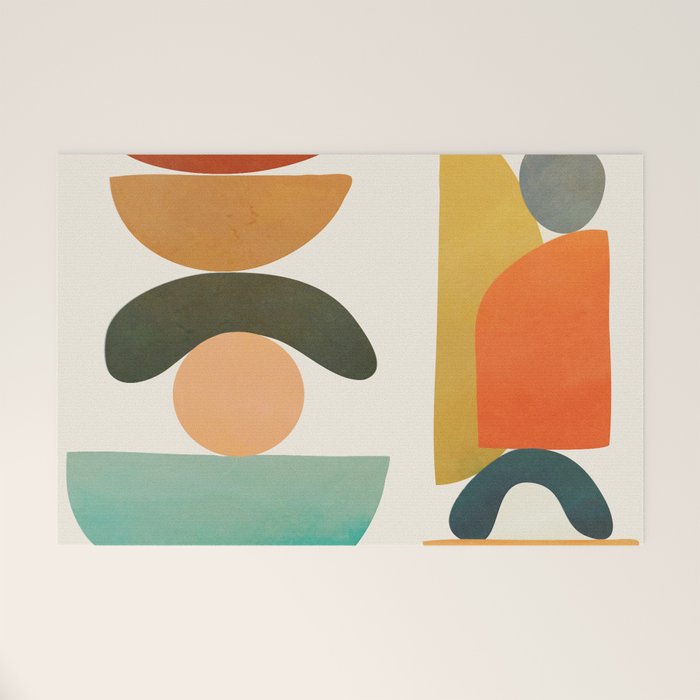 Modern Abstract Art 72 Welcome Mat Gallery Image 1