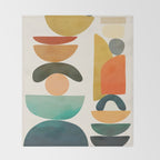 Modern Abstract Art 72 Throw Blanket Gallery Image 2