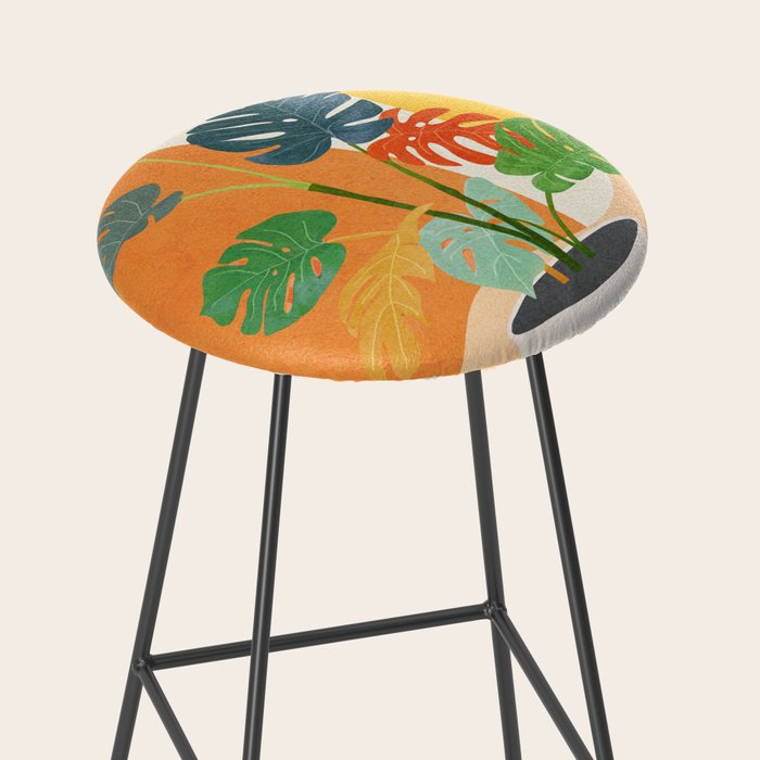Colorful Branching Out 03 Stool Gallery Image 2