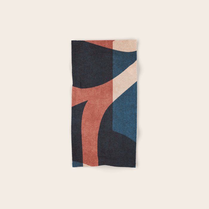 ABSTRACT ALPHABET / Gothic B Bath Towel Gallery Image 1